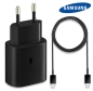 Preview: Samsung Schnellladegerät 25W mit USB-C-Ladekabel 1m schwarz